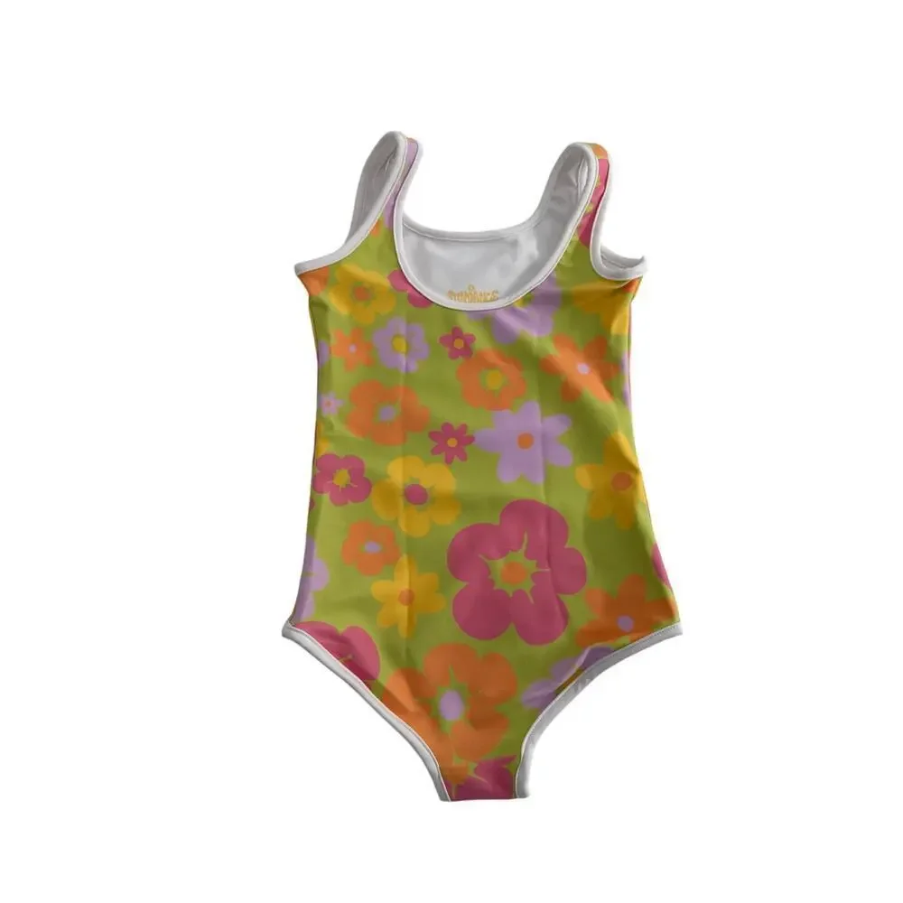The Sundance Company Summers Daydream Youth One Piece Swimsuit Size 6